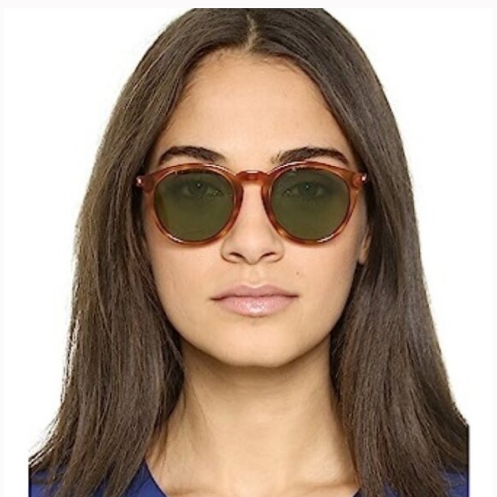 Saint Laurent Tortoise Shell Sunglasses with Havana Green Lenses - Picture 3 of 10